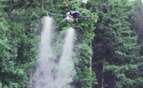 Le pulvérisateur à drone EAVISION aide les agriculteurs à pulvériser les vergers d'agrumes
        