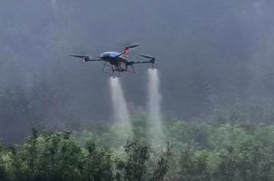 Système national de technologie de l'industrie Apple Station de test complète de Qingdao Test de défense contre les vols de protection des plantes de drones
