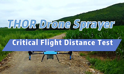 Test de distance de vol critique du drone agricole EA-20X (THOR)